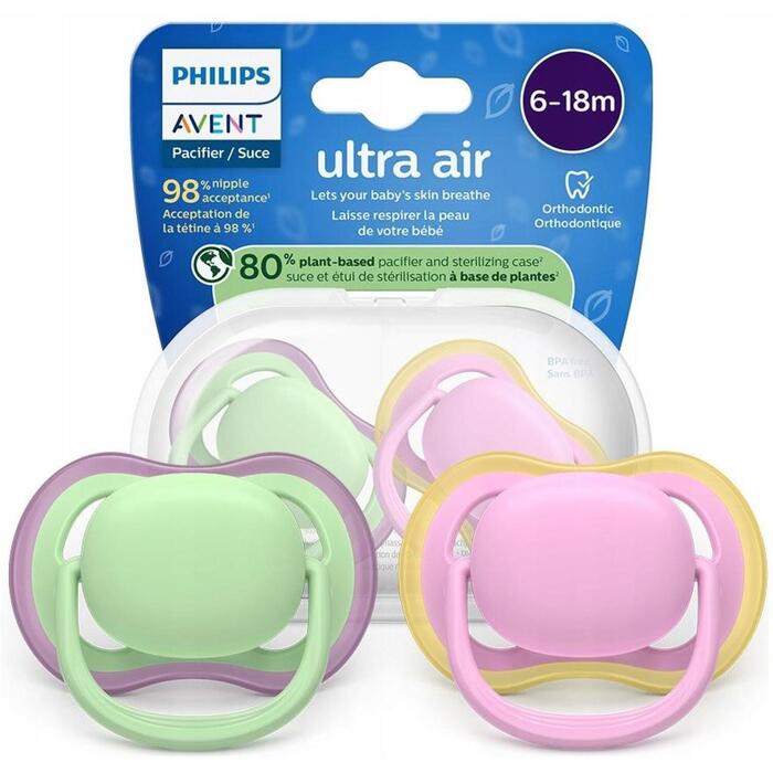 Philips Avent māneklītis Ultra Air, 6-18M (2 gab) (SCF087/12)