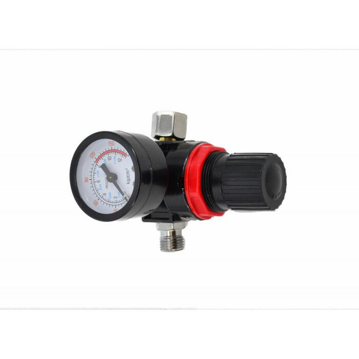 Gaisa spiediena regulators ar manometru 1/4"