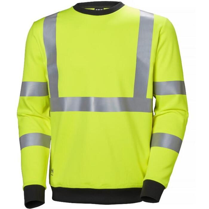 Helly Hansen свитер Addvis 79095_360-L&HH, L, CL3, желтый черный, светоотражающие полосы, трикотажные манжеты, петля для ID (79095_360-L&HH)