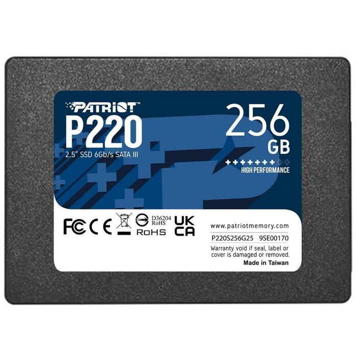 Patriot SSD P220 MODELIS P220S256G25, 256GB
