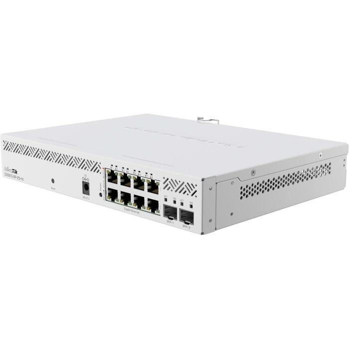 Mikrotik CSS610-8P-2S+IN управляемый коммутатор, 8 гигабитных Ethernet портов, 2 SFP+ порта, 56 Gbit/s, 140 W PoE бюджет (CSS610-8P-2S+IN)