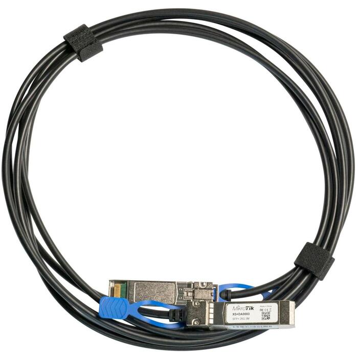 Mikrotik Сетевой кабель XS+DA0003 3 м, SFP/SFP+/SFP28, SFP/SFP+/SFP28, Мужской/Мужской, 25 Gbit/c (XS+DA0003)