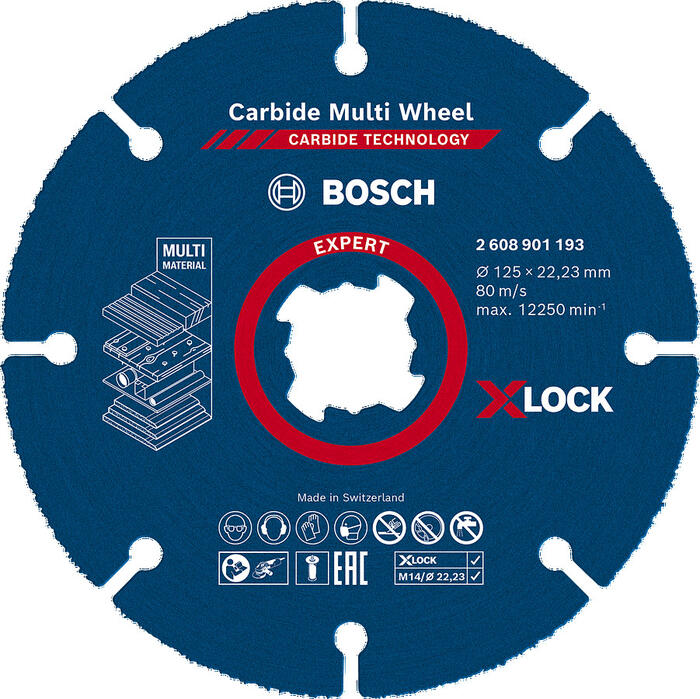X-LOCK Carbide MultiWheel 125 x 1