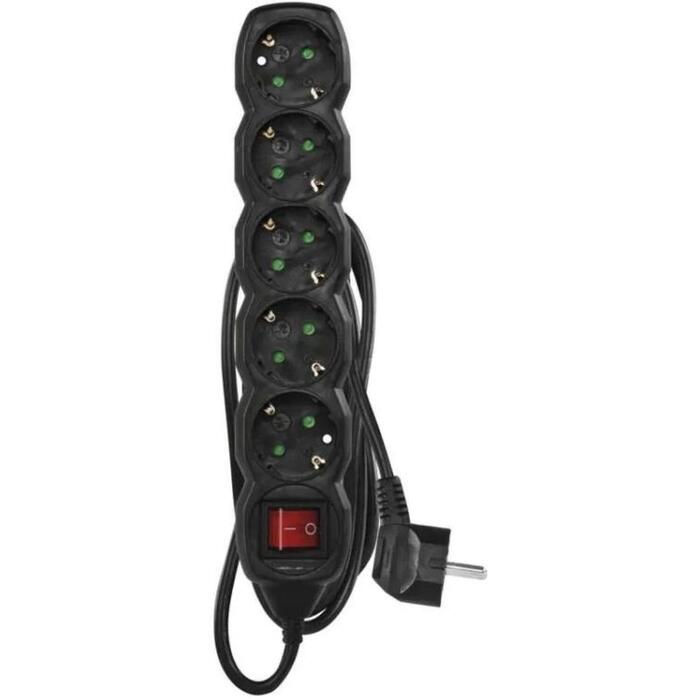 Emos Pagarinātājs PC1521R, 1,5m, 5x2P+PE