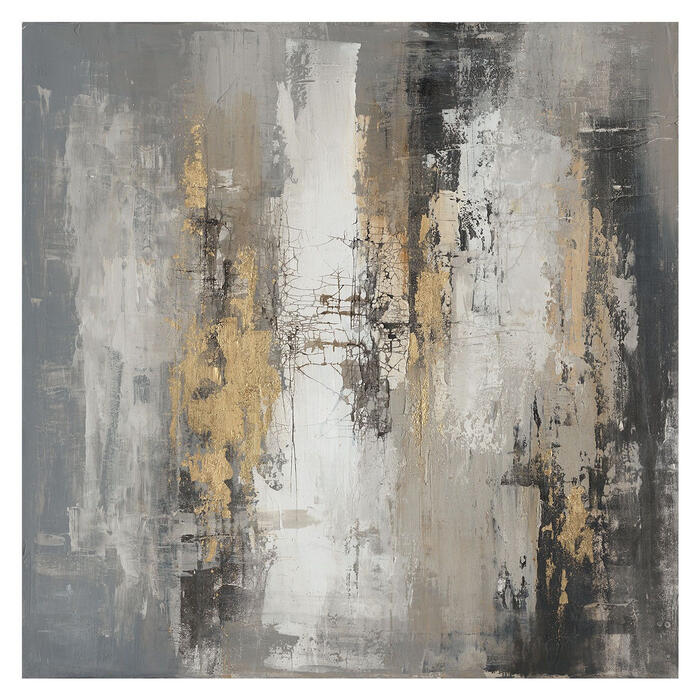HOME4YOU Eļļas glezna 120x120cm, abstrakts rīts