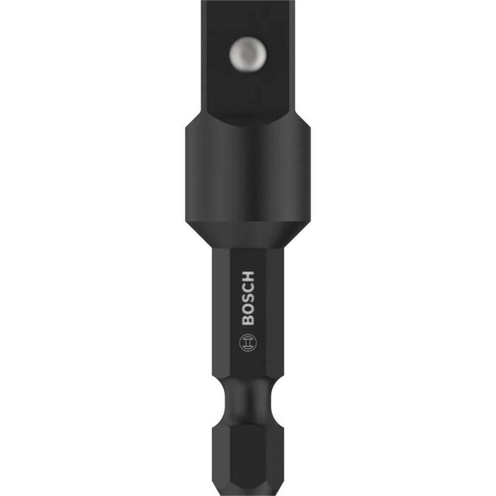 Bosch Muciņu atslēgu adapteris 2608551108, 50mm, 1/4", 3/8" savienojums, metāls, melna krāsa (2608551108)