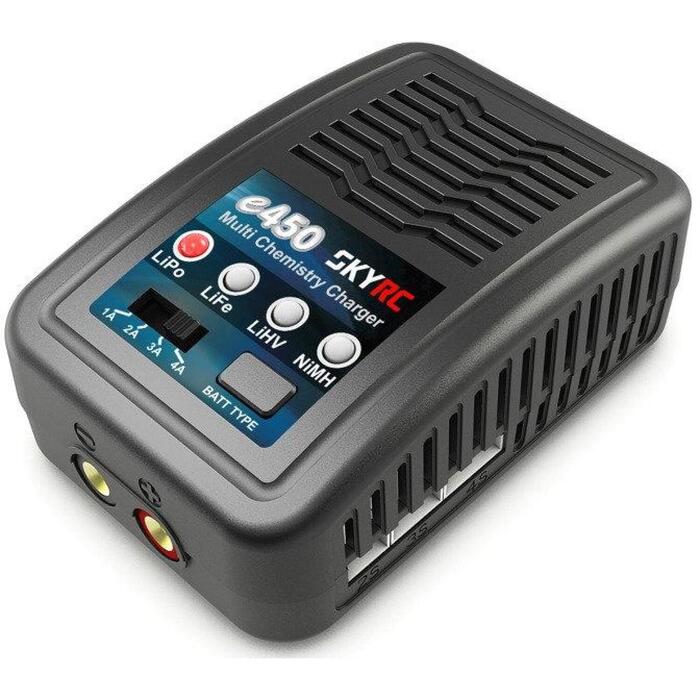 SkyRC e450 lādētājs SK-100122-02, 2-4S LiPo/LiFe/LiHV