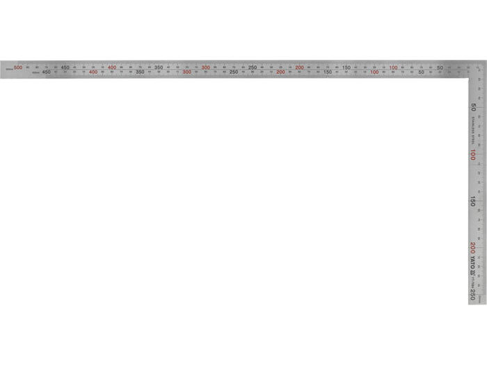 Yato YT-7084 tērauda kvadrāts, 250x500mm, GRD