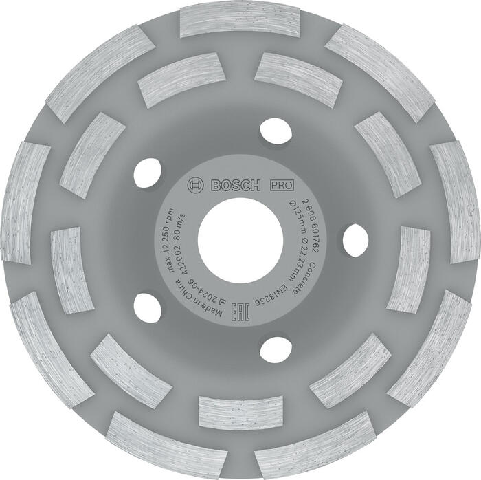 Dimanta kausveida disks 125 x 22