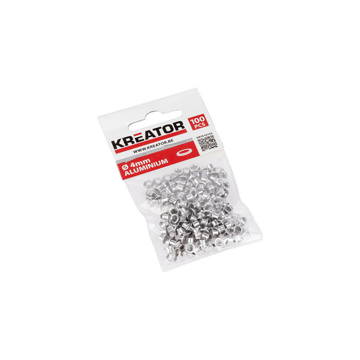 Kniedes alumīnija 4mm (100gab.) caurumspiednim