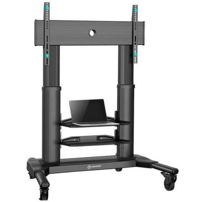 Onkron televizora statīvs TS2771-B, 40-80 collu, maksimālā slodze 65.5 kg, VESA 200x200-700x400 mm, 2 plaukti, melns (TS2771-B)