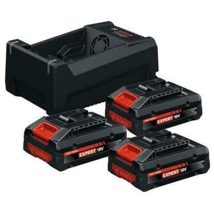 Bosch akumulatoru lādētāja komplekts 0615V0005X, 3x4Ah