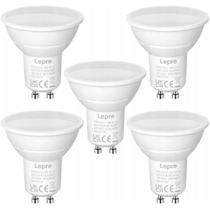 LEPRO 200057-DW-EU-5 GU10 LED spuldze, 4