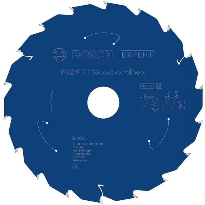 Bosch EXPERT Wood bezvadu ripzāģis 2608902155