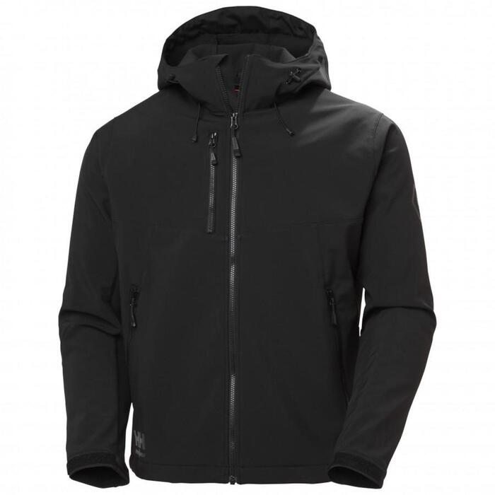 Helly Hansen Софтшелл куртка Chelsea Evolution 74140_993-M&HH, черный, M, молния YKK, нитки AMANN, мембрана, DWR, 4-way stretch (74140_993-M&HH)