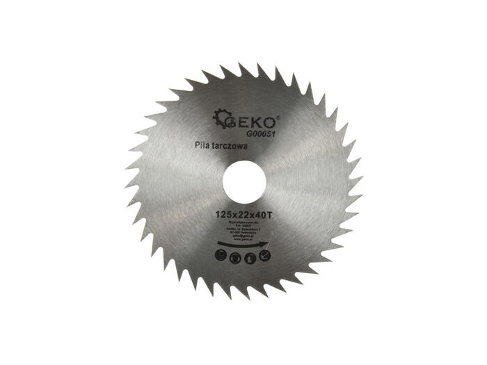 Geko Ripzāģa asmens G00051, 125mm, 22mm