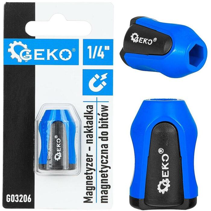 Geko triecienurbis G03206 1/4" bits, magnēts