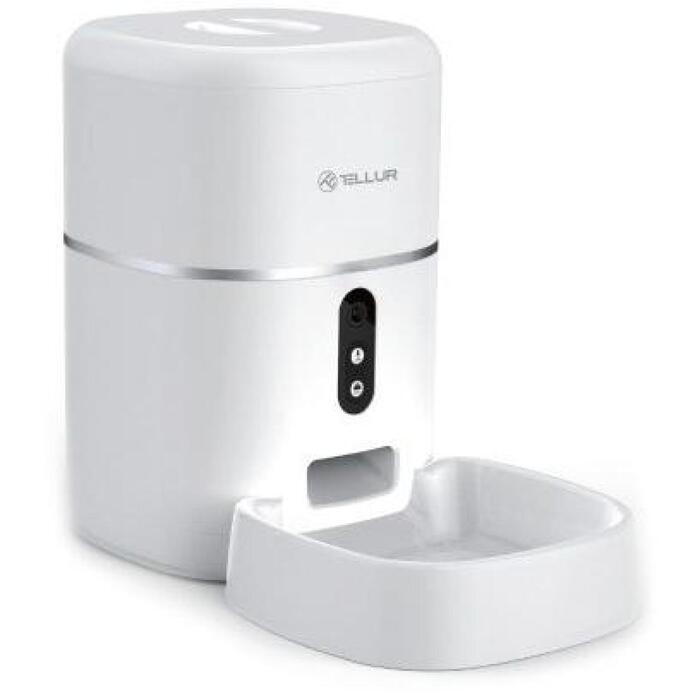 Tellur Smart WiFi Barības trauks TLL331461, 4L, 2mm ~ 10mm, līdz 10 porcijām, Ultra HD 2304x1296, nakts redzamība (TLL331461)