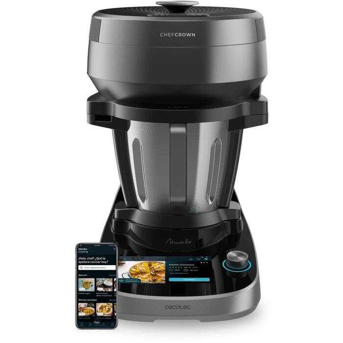 Cecotec Mambo CooKing Victory 4700, 1700 Вт, 19 скоростей, 4.5 Л, нержавеющая сталь, Wi-Fi, автоочистка (4700)