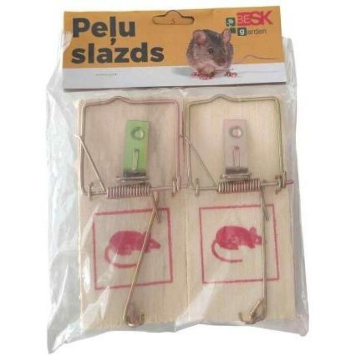 Besk Peļu slazds koka 9126615, 2gb