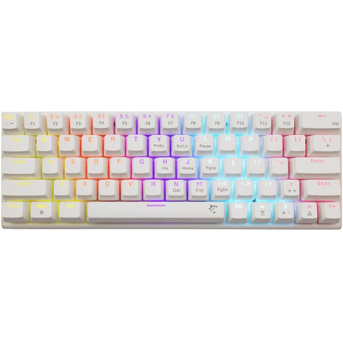 White Shark Klaviatūra WAKIZASHI-2-US-W-BLUE.SW, 63