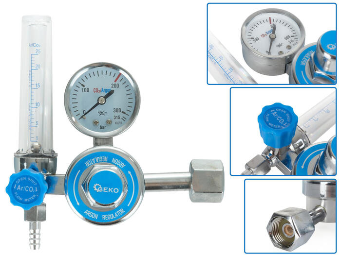 Regulators CO2/ARGONA ar rotametru, G80075, GEKO
