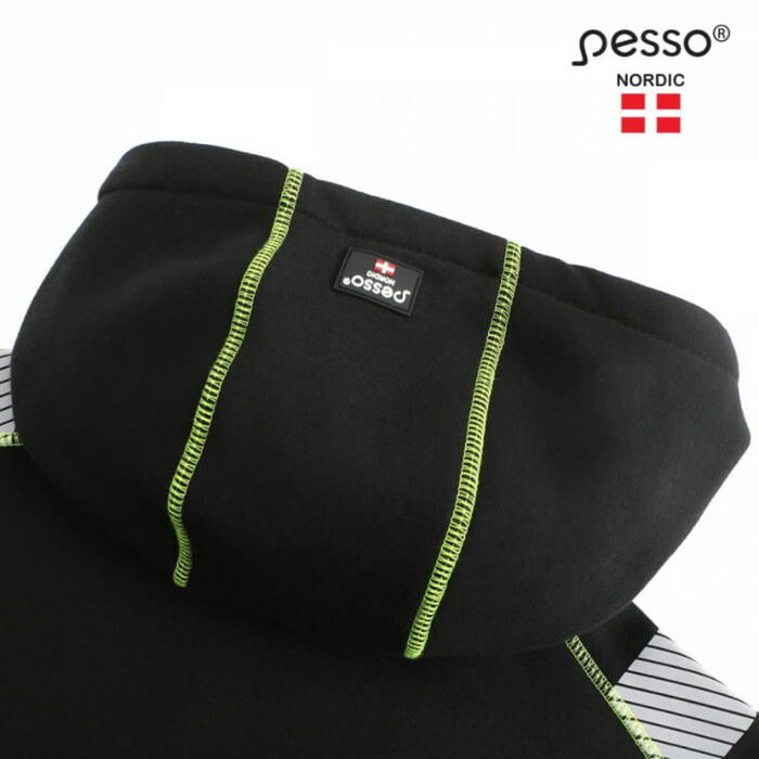 Pesso Hi-Vis jaka ar kapuci JERSEY_HV-3XL