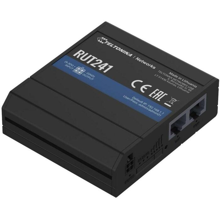 Teltonika maršrutētājs RUT241, 4G LTE, 2G/3G/4G