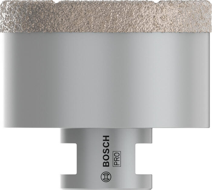 Dimanta caurumzāģis 68 mm DrySpeed Best for Ceramic, Mazām leņķa slīpmašīnām PRO CERAMIC DRY KROŅURBIS, 2608587131, BOSCH (2608587131)