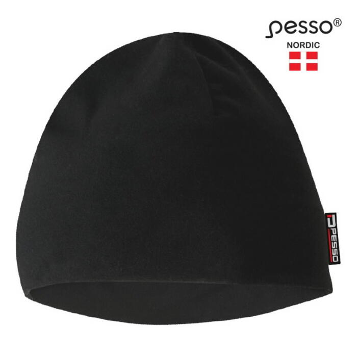 Pesso KSKF_J flīsa cepure, melna, 100%
