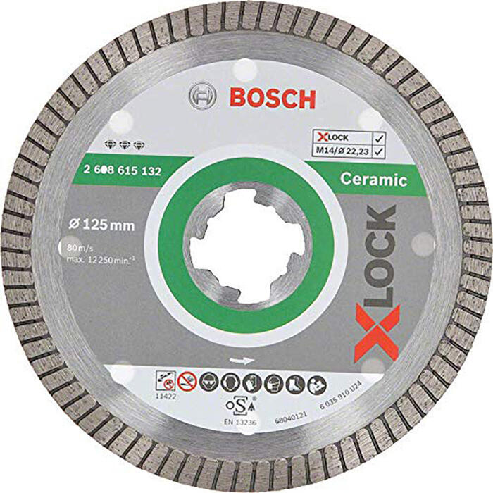 X-LOCK dimanta disks 125x22.23x1.4x7mm