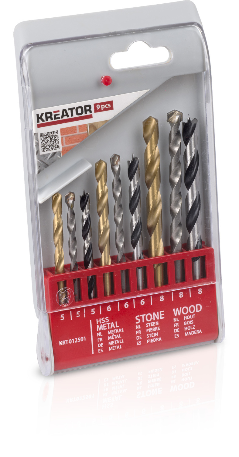 Kreator KRT012501 Urbju komplekts, 9 gab