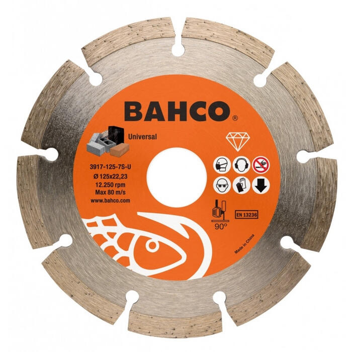 Диск алмазный 230x2,6x22,23 мм 3917-230-7S-U BAHCO (3917-230-7S-U)
