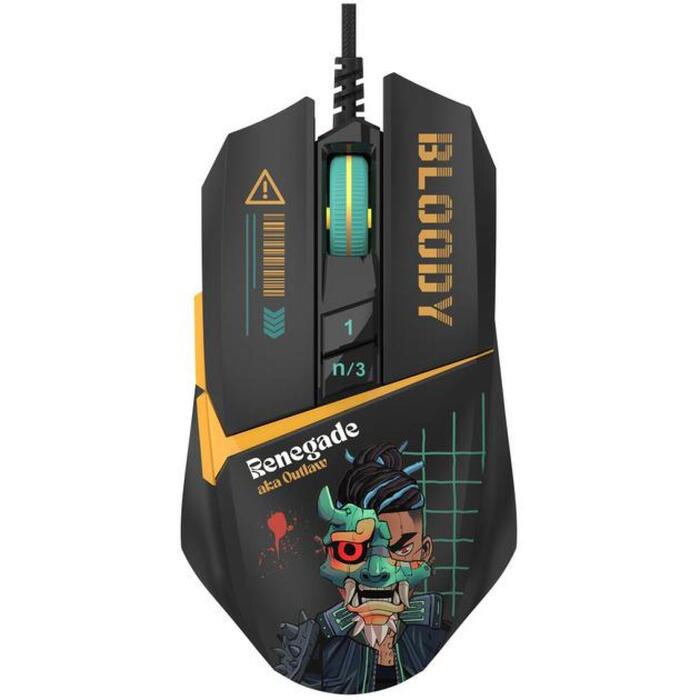 A4Tech Datorspēļu pele A4TMYS47619, 129mm, 70mm
