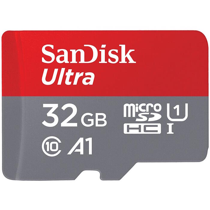 MicroSDHC atmiņas karte 32GB ar SD