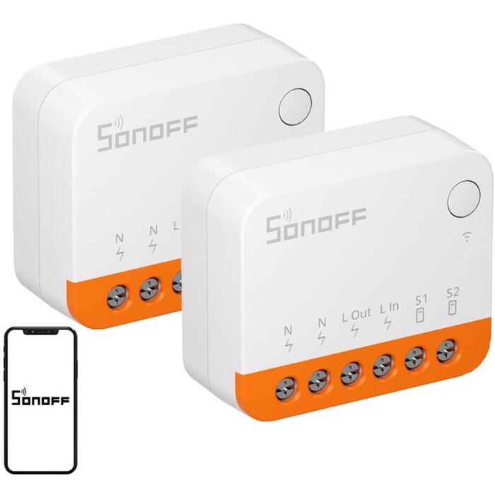 SONOFF MINIR4 2Pack, viedais gaismas slēdzis