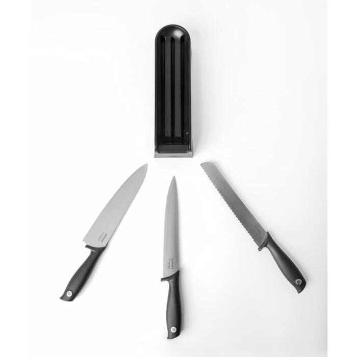 Brabantia Tasty+ atvilktņu nažu bloks 123023