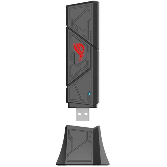 Asus ROG USB-BE92 беспроводной маршрутизатор, 90IG09I0-MO0B00, 6500 Мбит/с, 2.4 ГГц/5 ГГц/6 ГГц, MU-MIMO, WPA3, OFDMA (90IG09I0-MO0B00)
