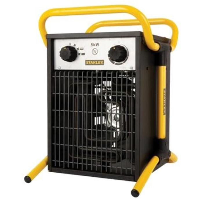 Stanley elektriskais sildītājs SXJH205000E, 5000W, 400V, 774m3/h, 2 ātrumi, 12.5A, 24/2500/5000W (SXJH205000E)