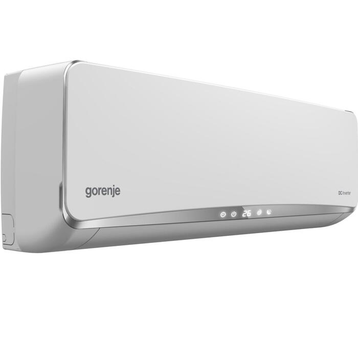 Gaisa kondicioniera iekštelpu bloks ar 2800 W apkures jaudu 0.9 l/h mitruma noņemšanu A+++ energoefektivitāti un LED displeju balts PANDORA26 TE Gorenje (20011518)