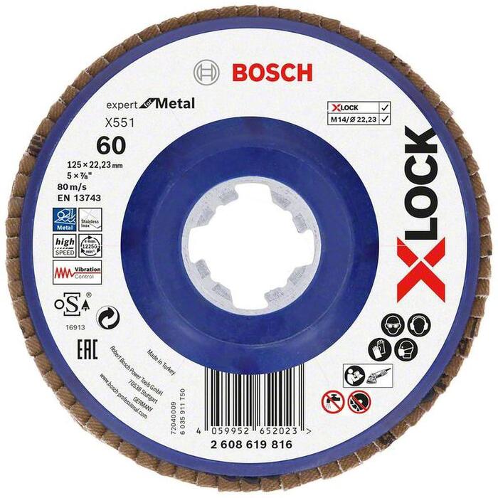 Bosch 2608619816 lapiņu slīpēšanas disks, 125