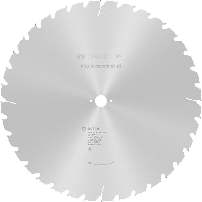 Ripzāģa disks 500x30 mm Construct wood