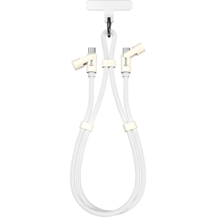 Sbox LANYARD WHITE USB kabelis TYPE-C