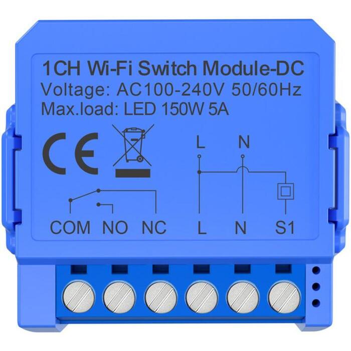 Avatto WSM16-DC32V-1 1-kanāla WiFi komutatora modulis