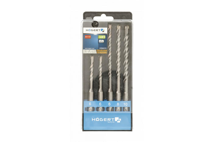 Hogert Urbju komplekts, HT6D370, 5pcs, 6mm