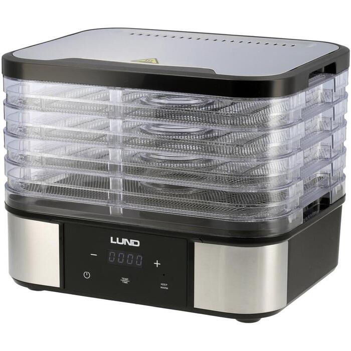 Lund Pārtikas dehidrators 5 S/S plauktiem