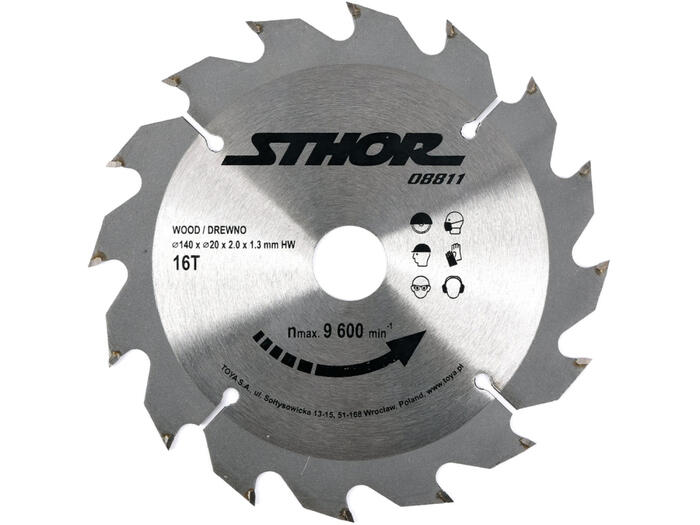 TCT BLADE FOR WOOD D140 T16