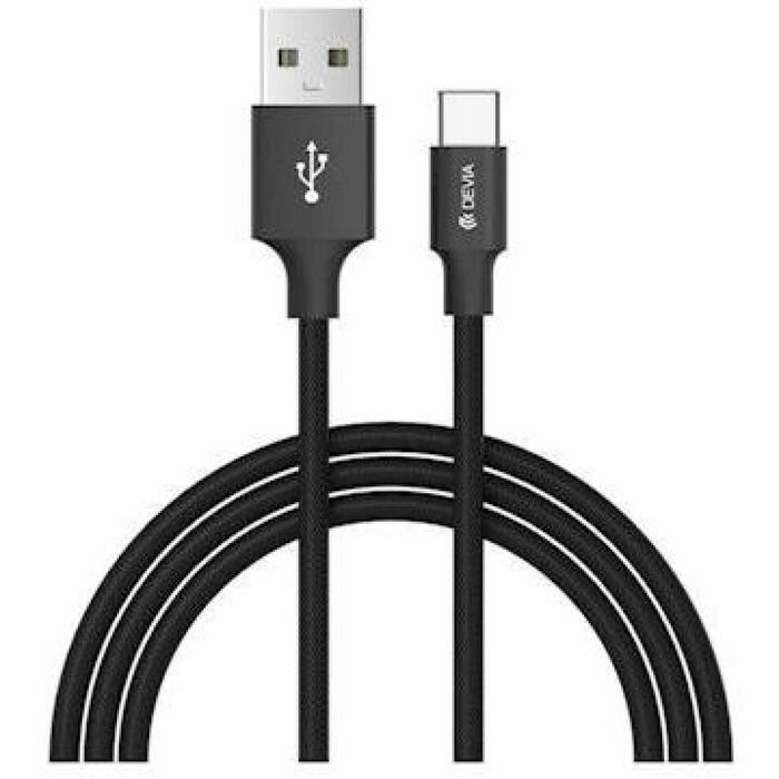 Devia USB kabelis 120EC2030001, 25cm, 1m