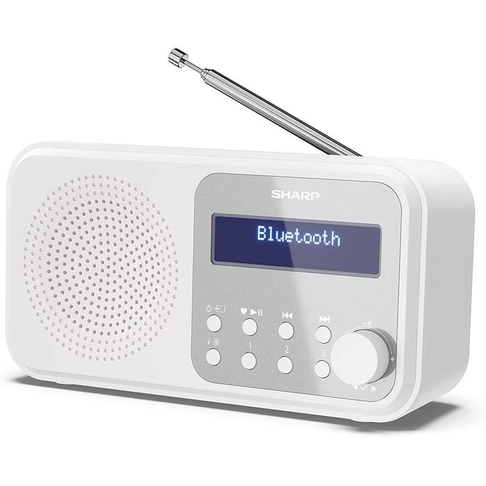 Sharp Tokyo portatīvais digitālais radio DR-P420(WH)