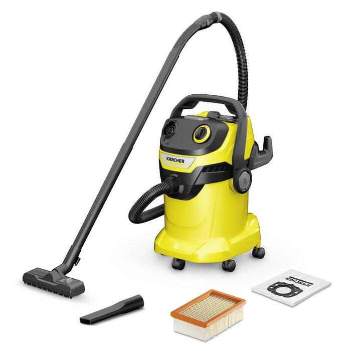 Karcher WD 5 V-25/5/22 1.628-300.0, для влажной и сухой уборки, 25л, 1100Вт, 5м, 2,2м, 260мбар, 70л/с, 73дБ (1.628-300.0)